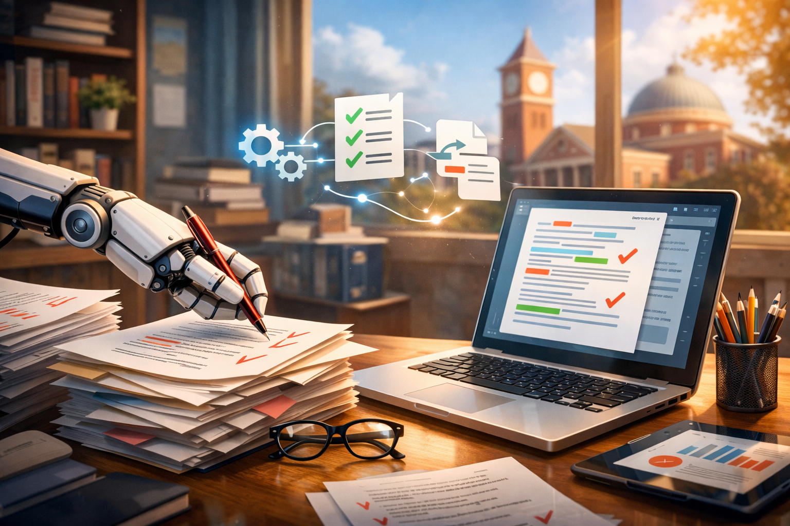 Automating university paper grading to reduce professor workload